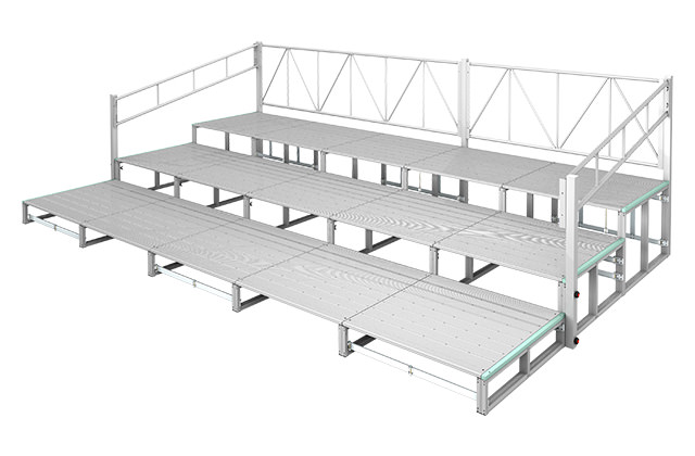 観覧席ステージセット